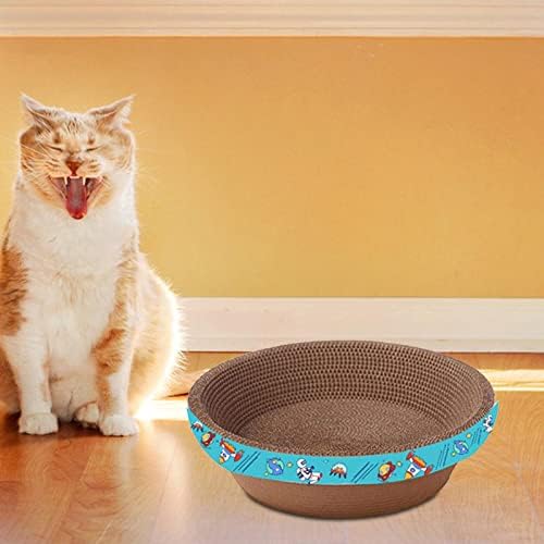 פונוקס גלי שריטה כרית חתולים גרדן קרטון חתול מיטת גלי נייר עבור להגן על ריהוט, 45 סמ