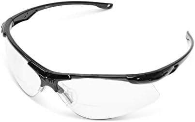 SATA 2 זוגות משקפי בטיחות ספלאש ספורטיביים, הגנה על UV400, ציפוי אנטי-ערפל ואנטי-סקרט, מסגרת חומר כפול, מתאימה למשקפי