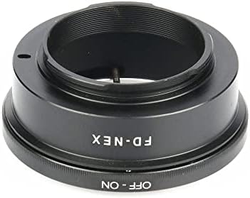 מתאם העדשות לעדשת Canon FD עבור Nex e-mount nex5t nex3n nex3c nex7, מתאם סגסוגת אלומיניום של מצלמה חלק אביזר עדשות