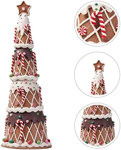 AMOSFUN פלסטיק עץ חג המולד עיצוב ממתקים עצי עצי חג המולד קישוט עץ מסיבת חג המולד