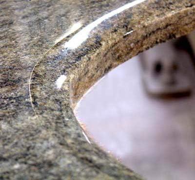 דמו 3 אינץ רטוב יהלומי ליטוש תוף גלגל חצץ 3000 עבור גרניט השיש בטון כיור מגזרות