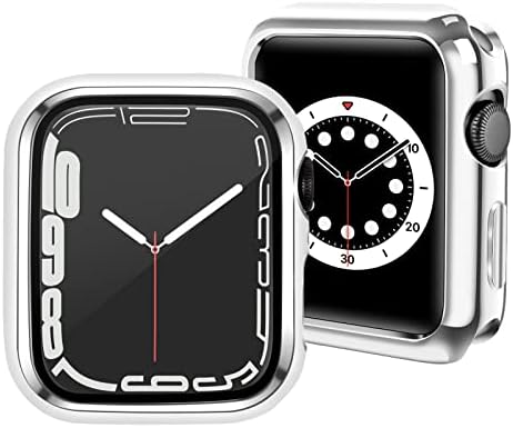 מקרים Top4CUS 38 ממ תואמים ל- Apple Watch, כיסוי TPU 38 ממ ומארז מחשב עם מגן מסך זכוכית מחוסמת, לסדרה 3 סדרה