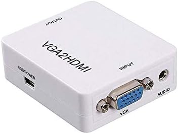 Plug and Play נייד VGA לפלט HDMI 1080p HD Audio TV AV HDTV PC Video Cable Vide