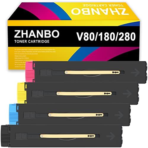 Zhanbo 006R01642 006R01643 006R01644 006R01645 מחסניות טונר מיוצרות מחדש להחלפה עבור XEROX Versant 80 Versant 180 Versant