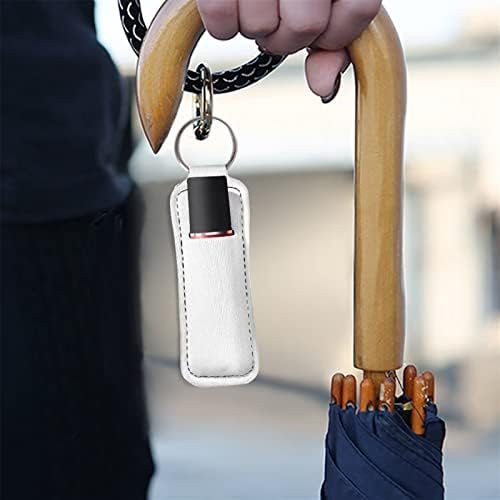 ליפ גלוס צינור מחזיק שרוול פסטיק מחזיק מפתחות עבור שפתון מזור נשים נסיעות איפור אבזרים