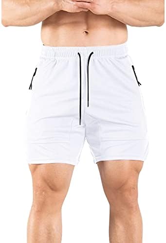 מכנסיים קצרים משקולות מיטב משקולות גברים בצבע מוצק משיכה מזדמנת מכנסיים קצרים בספורט המותניים עם הכיסים הטובים ביותר למכנסיים