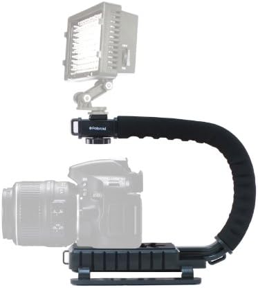 פולארואיד אחיזה בטוחה המצלמה המקצועית / מצלמת וידיאו ייצוב הידית של הידית עבור Pentax Q, Q7, Q10, K-3, K-50,