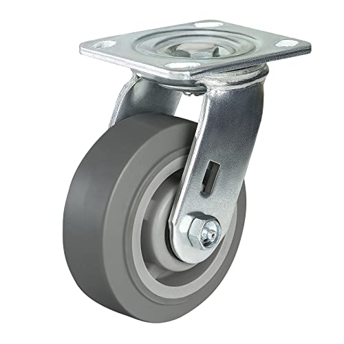 HANDAMMU 5X2 גלגלי גלגלים כבדים - גלגלי גלגליים תעשייתיים, גלגלי גומי ≠ לדרכה שטוחה וחה - עם קיבולת של עד 500 קילוגרמים