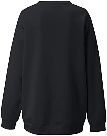 החג שמח צמר סוודר חולצות לנשים מקרית אופנה זרוק כתף ארוך שרוול רופף בכושר חולצות
