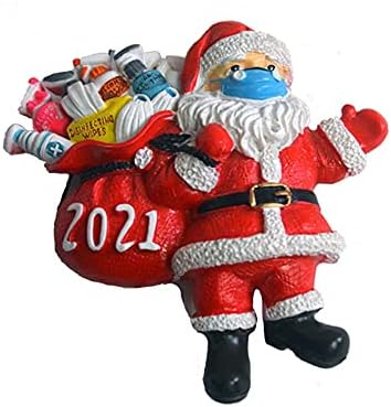 WYFCQ קישוטים לחג המולד סנטה קלאוס קישוטים, קישוט עץ חג המולד בהתאמה אישית, מתנות יצירתיות קישוט אח חדר שינה חדר