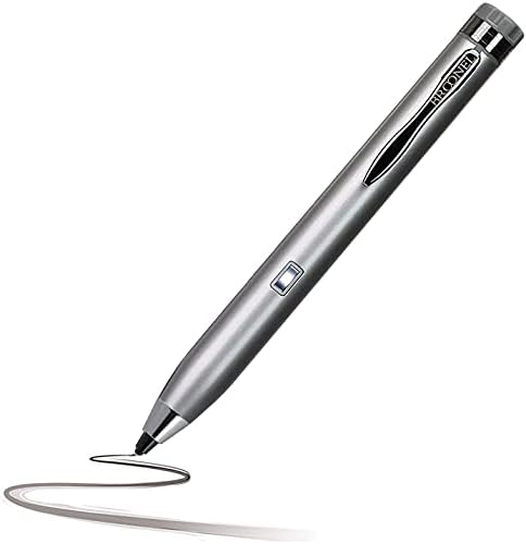 Navitech Silver Point Point Digital Active Stylus Pen - תואם ל- Samsung Galaxy S20+