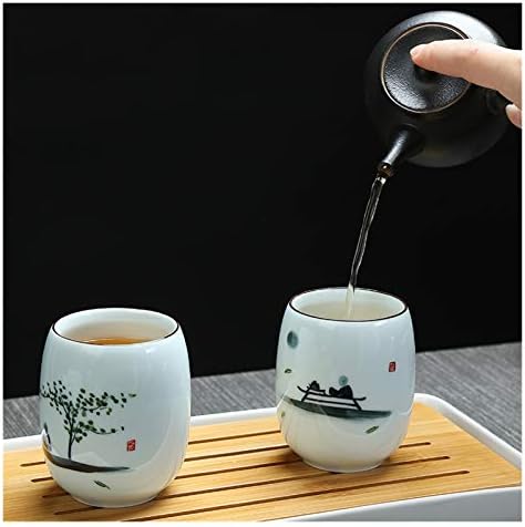 קיבולת גדולה קרמיקה כוסות תה כוס תה חרסינה כוס קונג פו סינית 150 מל