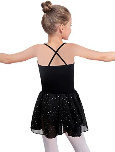 גוף גוף בלט EQSJIU לבנות חצאית ריקוד חצאית חוצה תלבושת שמלת בלט בלרינה למשך 2-10 שנים