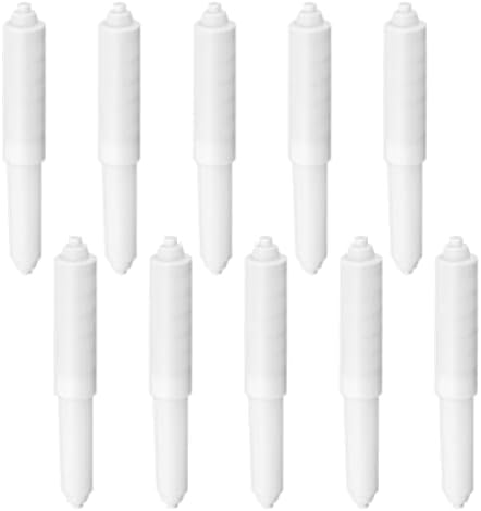 קבילוק 10 יחידות נייר טואלט רולר מתאים לכל סגנון פלסטיק קפיץ לבן נייר טואלט רולר אמבטיה מחזיק נייר החלפה