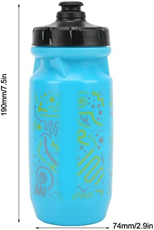 בקבוק שתייה של ספורט אופניים LBEC, בקבוק מים פלסטיק 550 מל לקצה עקיצת אופניים לקמפינג