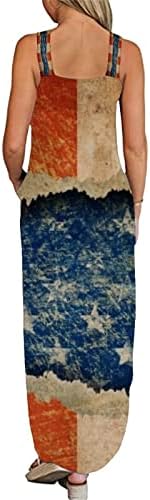 מיאשוי ג ' וניורס קיץ שמלות נשים עצמאות יום הדפסה רופף שמלה קיצית ארוך שמלת שחוצים נשים סתיו פורמליות