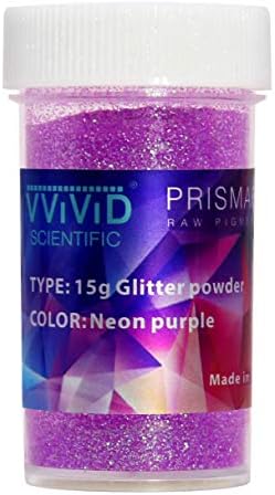 Vvivid Prisma65 נצנצים ניאון אבקת פיגמנט סגול 15 גרם
