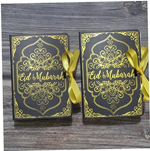 Ruluti Eid Mubarak קופסאות לטובת המסיבה של קופסאות רמדאן מעדיפות קופסת ממתקים עם סרט לאספקת מסיבות עיד לחטיף