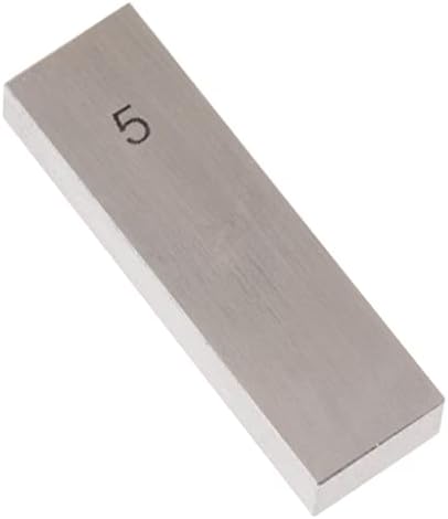 אלמנקלה יחיד פלדה מלבני למדוד בלוק עבור דיוק מכונת התאמה & מגבר; סימון, 5 מ מ