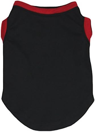 שחור אדום חולצה גור כלב בגדים
