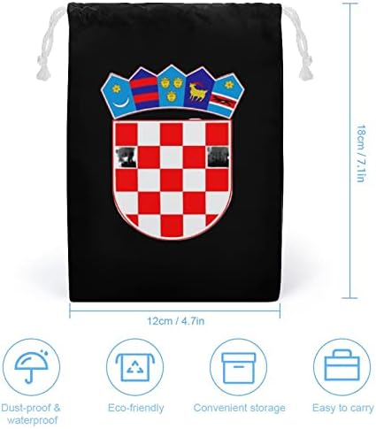 שקית אחסון של סמל קרואטיה סמל לאומי שקית חוט חוט לשימוש שקית שקית שקית שקית שקית מכולת לטיול ביתי