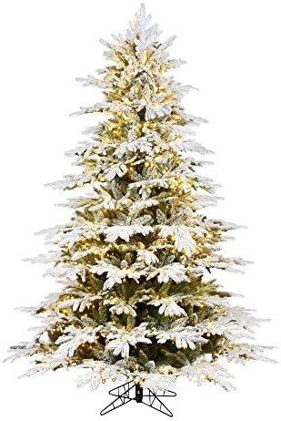 Vickerman 4.5 'x 47 נוהר קמאס פרייזר עץ חג המולד המלאכותי, אורות מיני דורא -ליט -ליט® LED - אורות מיני - עץ חג