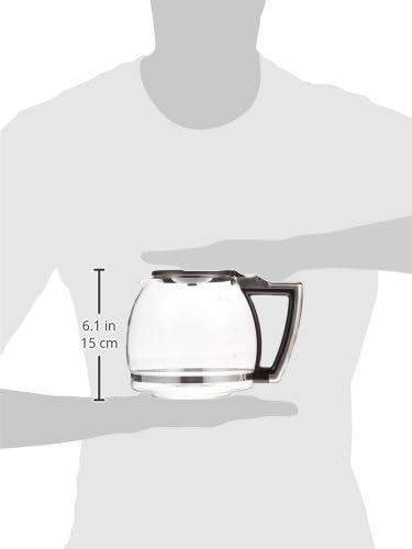 Delonghi SX1031 Carafe זכוכית, לבן
