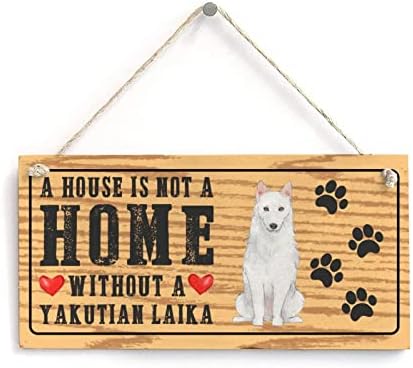 כלב אוהבי ציטוט סימן מיניאטורי פינצ ' ר בית הוא לא בית ללא כלב מצחיק עץ כלב סימן כלב שלט זיכרון כפרי בית סימן 8 * 16 אינץ
