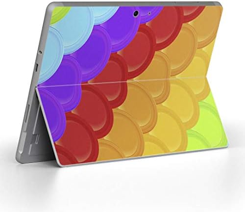 כיסוי מדבקות Igsticker עבור Microsoft Surface Go/Go 2 אולטרה דק מגן מדבקת גוף עורות 000450 סולמות צבעוניים קשת קשת