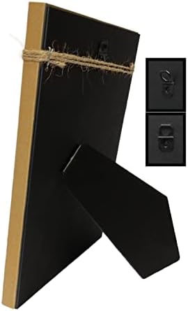 לוח עץ הכרת תודה של דקסה-תוצרת ארה ב-6 איקס 9 - קיר מסגרת אנכי קלאסי וקישוט שולחן / כן ציור וקרס תלוי / מודגש