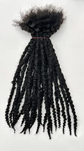 לינקמאי מרקם לוק 8-14 אינץ 0.4 סמ ו 0.6 סמ אמיתי שיער טבעי, טבעי שחור ו 27 ראסטות הרחבות לגבר / נשים מלא ראש בעבודת