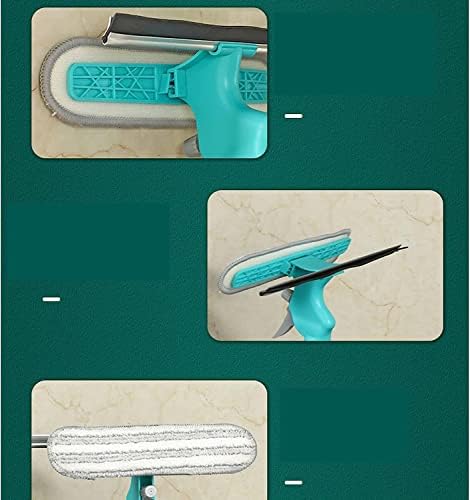 קואאיוס מקלחת דלת מקלחת דלת מנקה מזכוכית מרובת פונקציה מגב סבון סבון סבון מקטגון מראה מברשת ניקוי קיר אמבטיה עם ספוג מברשת