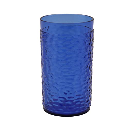 לקבל. 3312-CB כוס פלסטיק עטוף כבד כוס פלסטיק, 12 אונקיה, כחול קובלט
