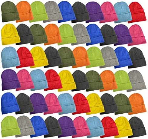 60 חבילה של יאכטה & סמית ' בימס סיטוני, כובע חורף תרמי בתפזורת לגברים, נשים וילדים