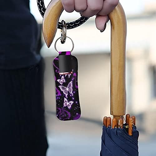 גוסטונג בנות מחזיק פסטיק מחזיק מפתחות שרוול פסטיק פאוץ נשים מחזיקי מפתחות שפתון מחזיק שפתון נרתיק