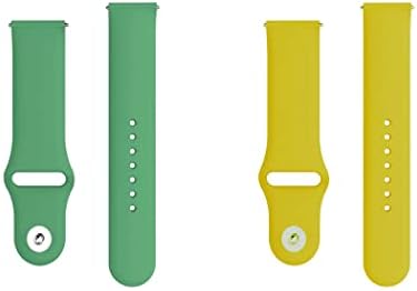 להקת צפייה מהירה מהירה מהירה תואמת לשעון Huawei Fit 2 מהדורה פעילה רצועת שעון סיליקון עם מנעול כפתור, חבילה של 2