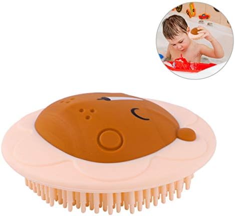Toddmomy 3PCS שיער קפה מקסים כובע אמבטיה תינוקת תינוקת תינוקות ילדים ניקוי קרקפת קרקפת זיפים סיליקון אמבטיה אמבטיה