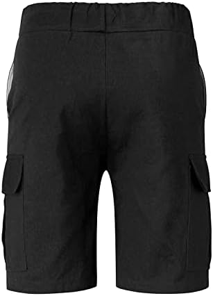 SEZCXLGG MEN מכנסיים אתלטים קצרים מכנסיים מוצקים מכנסיים זכר דקיקים מכנסיים קצרים מטענים שרוך מכנסיים מכנסיים קיץ אימון
