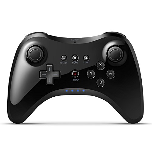 בקר אלחוטי של TNP עבור Wii U Pro - Bluetooth אלחוטית כפולה אנלוגית משחקים משחקים משחקי משחקי ג'ויסטיק קונסולת משחקים עם