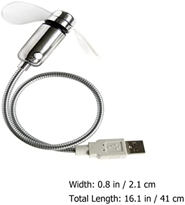 מאוורר כף היד של מפלה 3 יחידות קירור USB מהבהב מהבהב מיני משרד אישי נטען