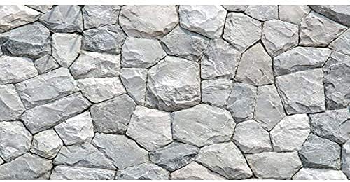 Awert 30x18 אינץ 'אבן לבן רקע אקווריום סלעי מיכל דג רקע סלע חממה רקע פוליאסטר עמיד רקע