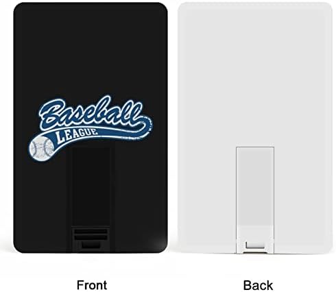 ליגת הבייסבול הכחולה USB 2.0 מכסי פלאש מכשירים זיכרון צורת כרטיס אשראי