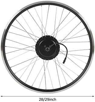גלגל אחורי 500 וואט 48 וולט מנוע רכזת אופניים חשמליים ערכת המרה כונן אחורי קלטת גלגל תנופה מנוע הילוכים ללא מברשות ערכת