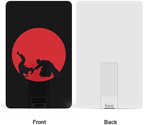 כרטיס אשראי Judo יפני USB פלאש נוהג בהתאמה אישית מזיכרון מקל מפתח מתנות תאגידיות ומנות קידום מכירות 64 גרם