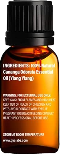 שמן Rosewood שמן ylang ylang - מעבדות GYA SOOD איזון מוגדר להקלה במתח ומצבי רוח רגועים יותר - סט שמנים אתרים כיתה טיפולית