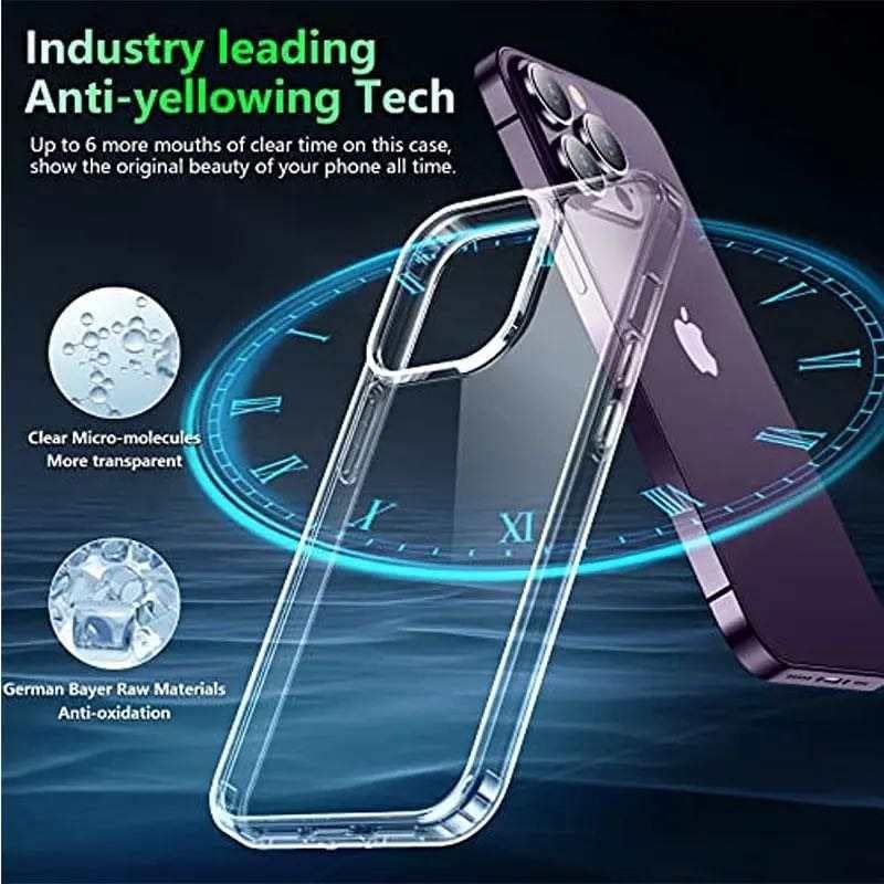LAM Crystal Clear iPhone 12 Pro Case & ScreenProtector- Abperter ו- Beatherpre