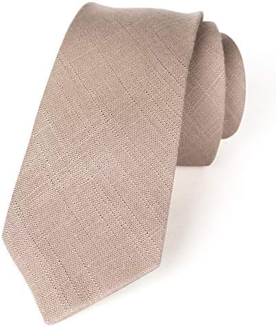 רעיון האביב של גברים פשתן תערובת סקיני עניבה