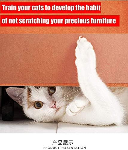 נגד שריטות חתול אימון קלטת, חתול שריטה הרתעה, לחיות מחמד קלטת שטיח מגן עבור ריהוט, ספה, כיסא, ספה, שטיח, ודלת