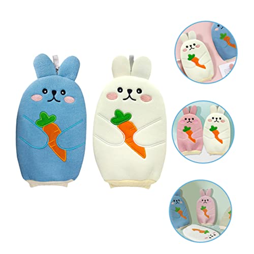 צעצועים 2 יחידים מצוירים מגבת אמבטיה קריקטורה ספוג תינוקות ניקוי קרצוף ילדים מגבת שיער קרצוף קוריאני מיט לופה