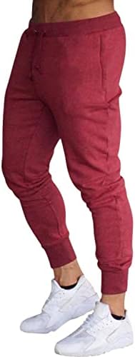 מכנסי טרנינג רזים של ג'אואר מתאימים למתחים אימון פיתוח גוף ריצה רצים של מכנסי חדר כושר מותניים אלסטיים עם כיסים